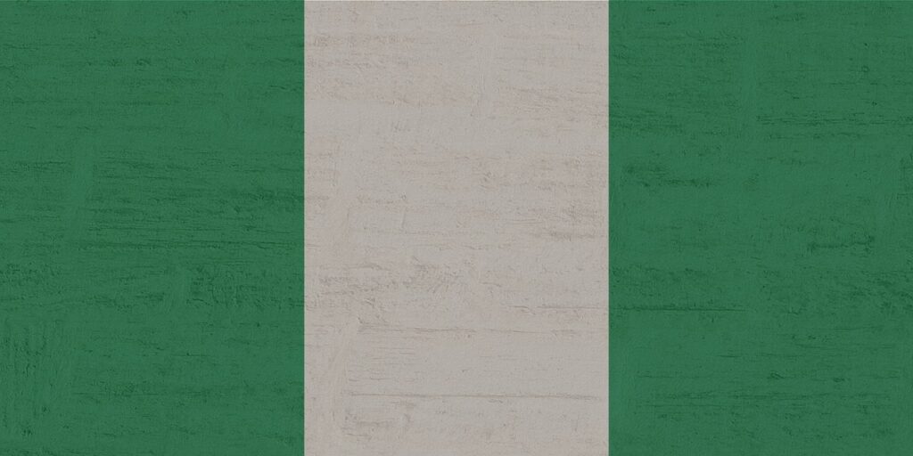 nigeria, banner, flag